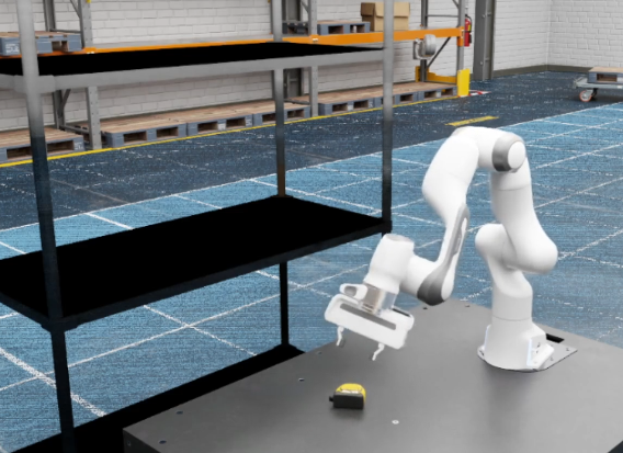 Stocker Robot arm stocking shelves